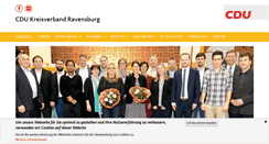 Desktop Screenshot of cdu-kreis-rv.de